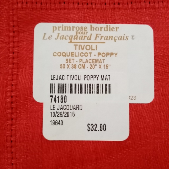 French Linen Placemats & Napkins   $35 Per 2 Sets - Picture 4 of 5